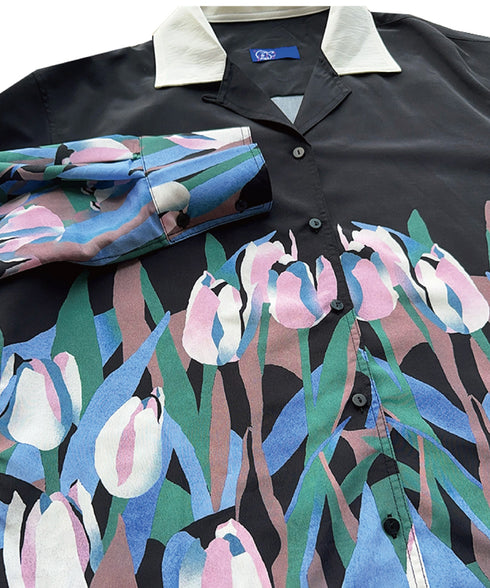 Tulip Print Blouse